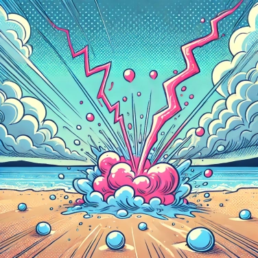 Explique por que as fulgurites se formam na areia durante as tempestades?
