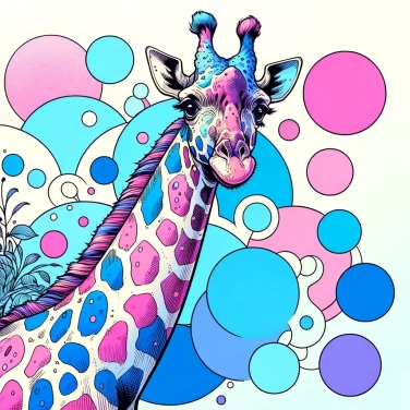 Explique por que as girafas têm manchas na pele?