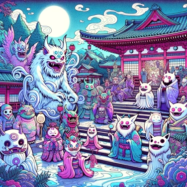 Explique por que as lendas japonesas destacam os yokai?