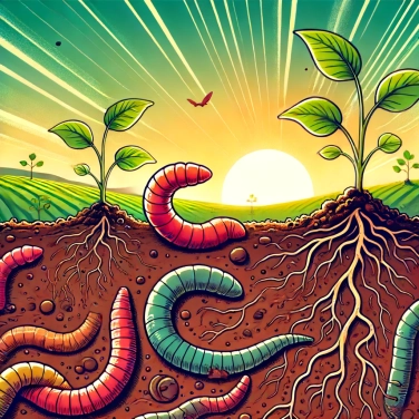 Explique por que as minhocas melhoram a fertilidade do solo?