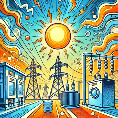 Explique por que as ondas de calor afetam a eletricidade?