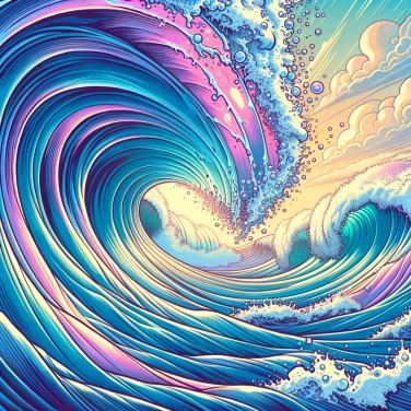 Explique por que as ondas quebram formando tubos?