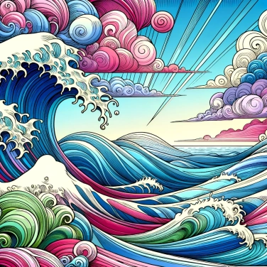 Explique por que as ondas se formam no mar e como se propagam até a costa?