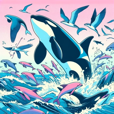 Explique por que as orcas utilizam técnicas de caça elaboradas para capturar suas presas?