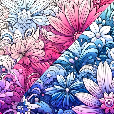 Explique por que as pétalas das flores têm padrões?