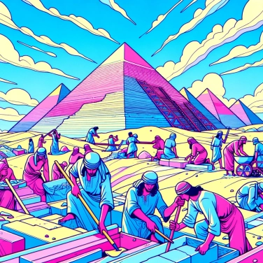 Explique por que as pirâmides do Egito foram erguidas e como os antigos egípcios as construíram?