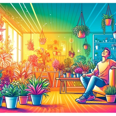 Explique por que as plantas de interior aumentam nosso bem-estar?