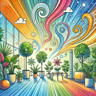 Explique por que as plantas de interior podem ajudar a purificar o ar?