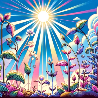 Explique por que as plantas se viram para a luz do sol?