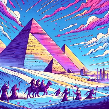 Explique por que as primeiras civilizações construíam pirâmides como símbolo de poder e prestígio?