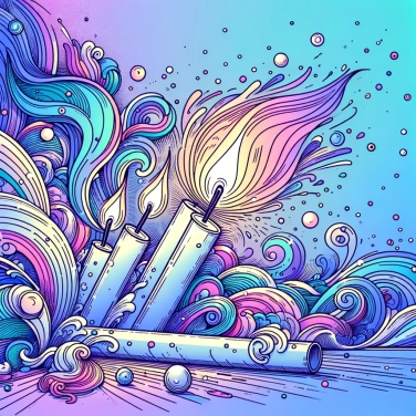 Explique por que as velas se apagam quando sopramos nelas?