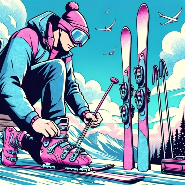 Explique por que é importante manter o equipamento de esqui em bom estado?