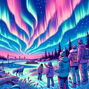 Explique por que é possível ver as auroras boreais a latitudes mais baixas do que o habitual?