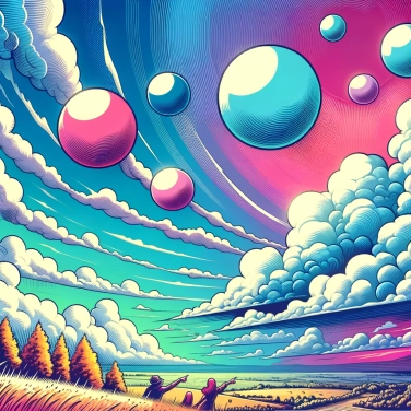 Explique por que é que as nuvens se formam em forma de bolas?