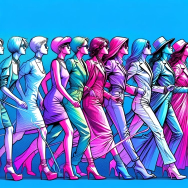 Explique por que é que as tendências de moda mudam tão rapidamente?