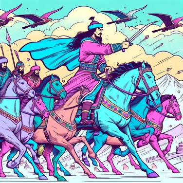 Explique por que Gengis Khan foi capaz de construir um dos impérios mais vastos da história?