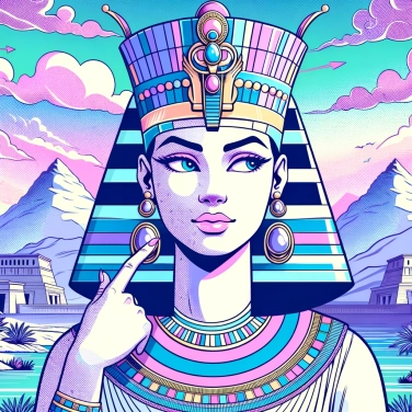 Explique por que Hatshepsut foi a única faraóna a usar a coroa dupla?