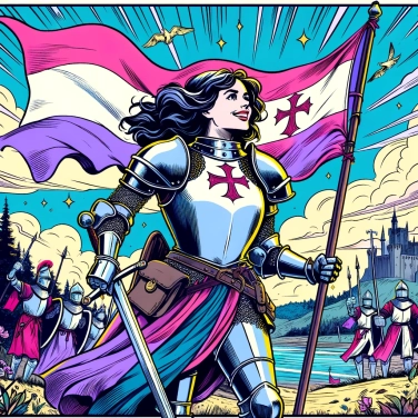 Explique por que Joana d'Arc era apelidada de A Virgem?
