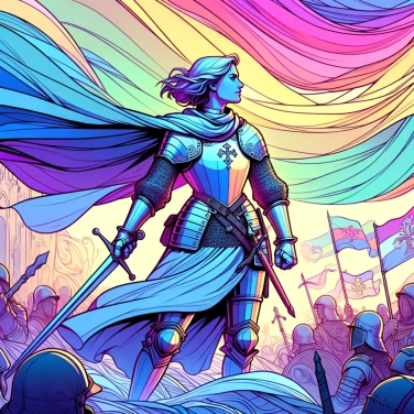 Explique por que Joana d'Arc vestia roupas de homem?