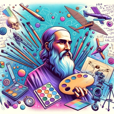 Explique por que Leonardo da Vinci era tão talentoso em tantos domínios artísticos e científicos?