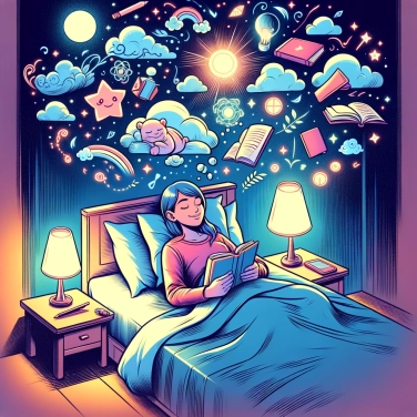 Explique por que ler antes de dormir favorece um sono melhor?