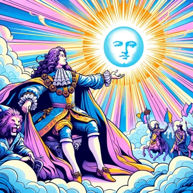 Explique por que Luís XIV de França, apelidado de Rei Sol, escolheu o sol como símbolo de sua realeza absoluta?