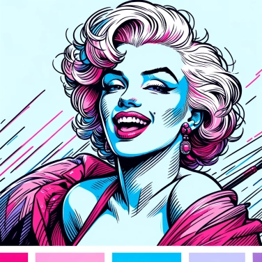 Explique por que Marilyn Monroe se tornou um ícone da cultura popular?