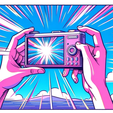 Explique por que nossas câmeras digitais podem capturar imagens desfocadas mesmo durante o dia?