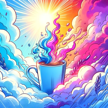 Explique por que o café está frequentemente mais quente do que a temperatura do ar?