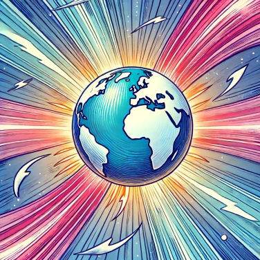 Explique por que o campo magnético da Terra protege a Terra dos ventos solares?