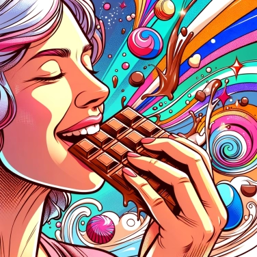 Explique por que o chocolate derrete na boca?