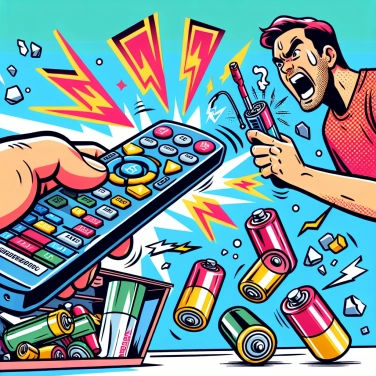 Explique por que o controlo remoto deixa de funcionar quando as pilhas estão invertidas?