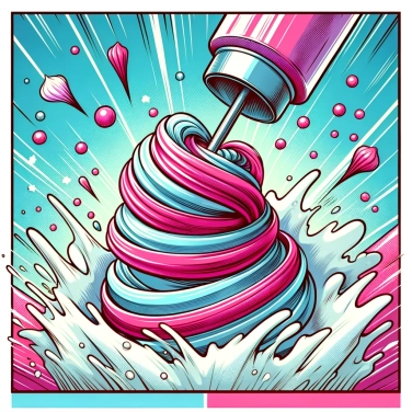 Explique por que o creme fica em chantilly quando batido?