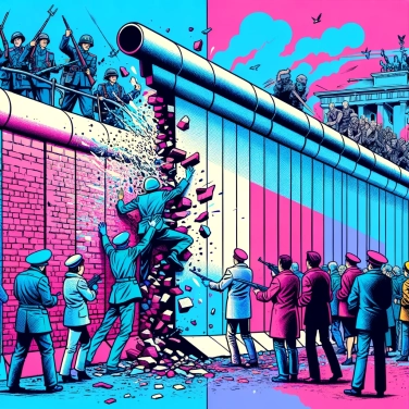 Explique por que o Muro de Berlim foi construído em 1961?