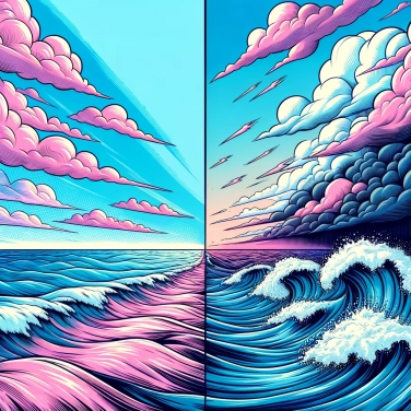 Explique por que o oceano pode ser tão calmo um dia e tão agitado no dia seguinte?