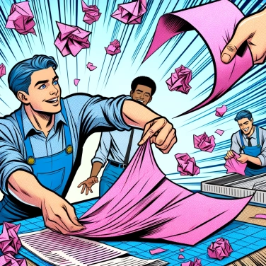 Explique por que o papel se amassa mais facilmente em uma direção?