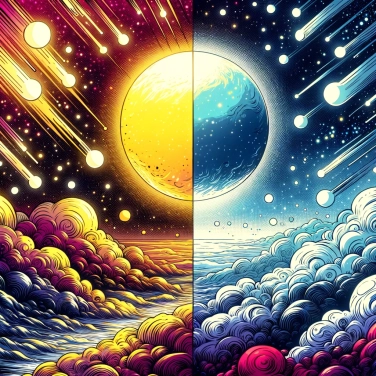 Explique por que o sol é amarelo, enquanto as estrelas são brancas?