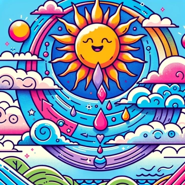 Explique por que o sol é indispensável para o ciclo da água?