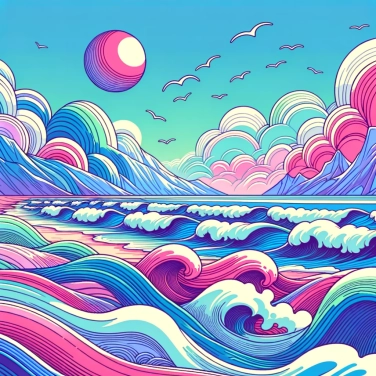 Explique por que o som das ondas quebrando na praia é calmante para muitas pessoas?