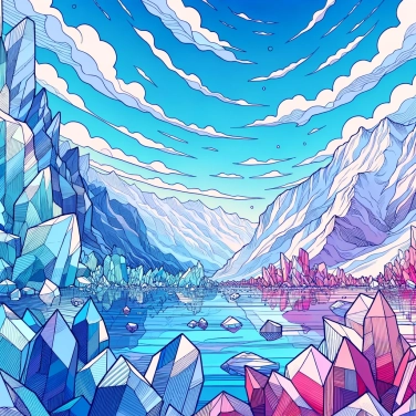 Explique por que o tamanho dos cristais de gelo varia em um glaciar?
