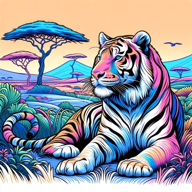 Explique por que o tigre tem listras?