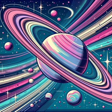 Explique por que os anéis de Saturno permanecem no lugar apesar da gravidade?