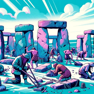 Explique por que os antigos habitantes de Stonehenge construíram este monumento?