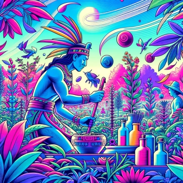 Explique por que os astecas cultivavam plantas medicinais em seus jardins sagrados?