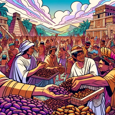 Explique por que os Astecas usavam chocolate como moeda de troca?