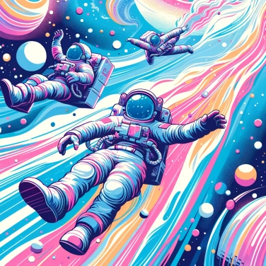 Explique por que os astronautas flutuam?