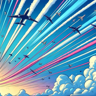 Explique por que os aviões produzem rastros brancos no céu?