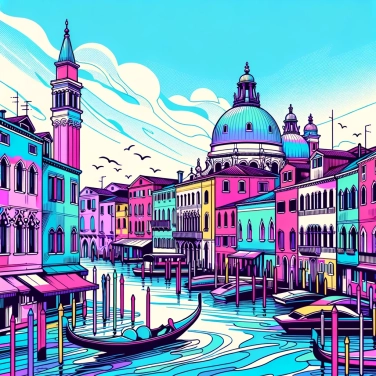 Explique por que os canais de Veneza foram construídos originalmente?