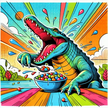 Explique por que os crocodilos choram quando comem?