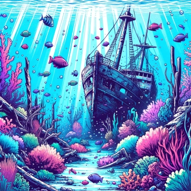 Explique por que os destroços de navios atraem a vida marinha?